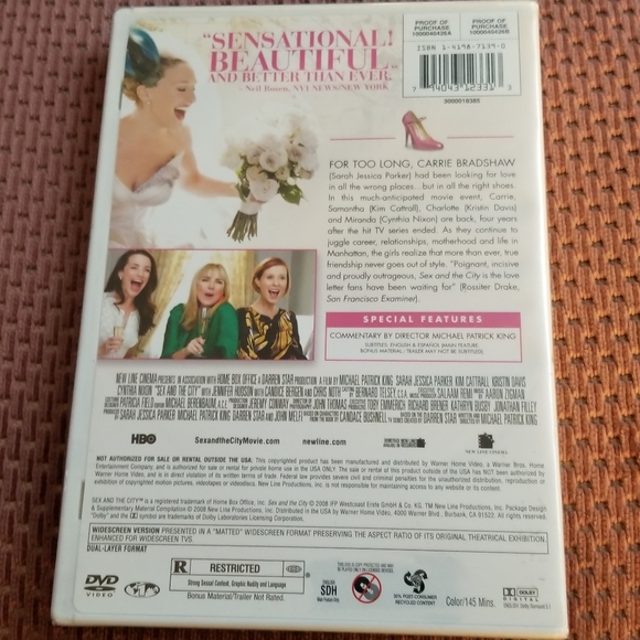 "SEX and The CITY" The Movie & "SEX and The CITY 2" (New, Never Opened) - Picture 3 of 5
